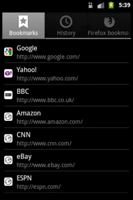 Zirco Browser android App screenshot 0